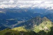 61 Vista dal Monte Mulaz verso la vallata di San Martino di Castrozza